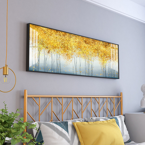 卧室床头现代装饰画小客厅挂画主卧背景墙壁画房间墙面轻奢风墙画