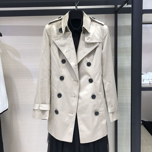 专柜正品品哥弟新新款女装代购2021春秋装高端大气中长款风衣外套