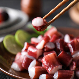 章鱼小丸子材料章鱼足粒600g新鲜海鲜冷冻八爪鱼大鱿鱼须刺身鲜活