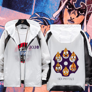 jojo的奇妙冒险联名外套第五部漫画米斯达替身衣服男女防晒衣yw