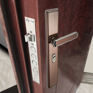 防盗门锁家用通用型门把手入户门大门锁具套装室内房门锁铁门锁具