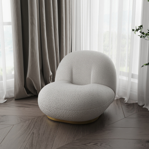 北欧轻奢单人休闲沙发阳台客厅现代简约设计师网红款懒人沙发椅子