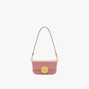 PECO917mini法棍包单肩链条手机包真皮斜挎高级质感粉色礼物包包