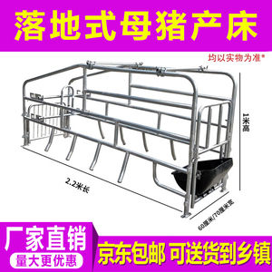 落地式母猪产床保育两用落地式一体分娩床单体猪用设备母猪定位栏
