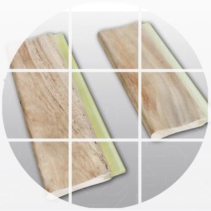 烟台尖头水性木柄刮板刮胶丝印橡胶刮刀工具手工耐磨007379