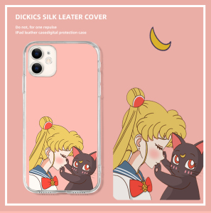 水冰月与猫适用三星s10卡通少女s20ultra/s8/s9 plus/note10/20/8/9