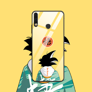 背影悟空七龙珠华为荣耀8x手机壳动漫8青春版防摔玻璃壳卡通8xmax