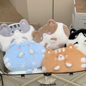 咚咚研究所团团喵抱枕款可爱猫咪靠枕靠垫暖手枕公仔玩偶女生礼物