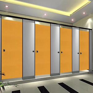 公共厕所卫生间隔断板墙自装写字楼内换衣间抗倍特防水防潮隔板门