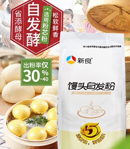 自发粉包子馒头面粉婴儿发批宝宝家用2.5kg 免发酵小麦通用省心