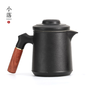 小落 茶壶家用陶瓷创意茶水分离飘逸杯功夫茶具防烫过滤单壶大号