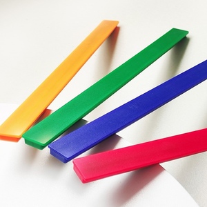 【10条】彩色纯色硬磁条20/30cm条形长条白板磁铁磁条贴带刻度尺磁力