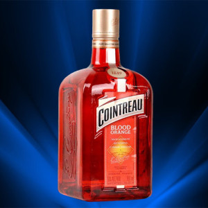 法国进口包邮君度血橙风味利口酒配制酒700ml鸡尾酒基酒cointreau
