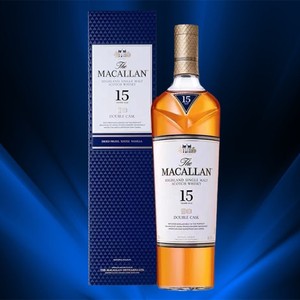 麦卡伦15年蓝钻双桶 macallan 双雪莉桶单一麦芽苏格兰威士忌洋酒
