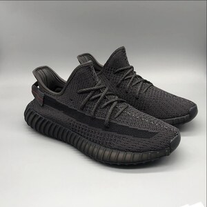 正品椰子布丁厚底针织跑步鞋透气网面运动男鞋ins