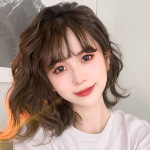 羊毛卷假发可爱