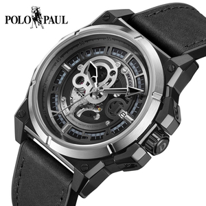 保罗polo paul手表 新款男士运动防水时尚潮流全自动机械保罗手表