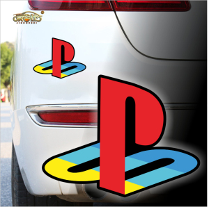 playstation ps2标志logo怀旧主机单机游戏防水贴纸