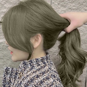 染发膏雾青灰色