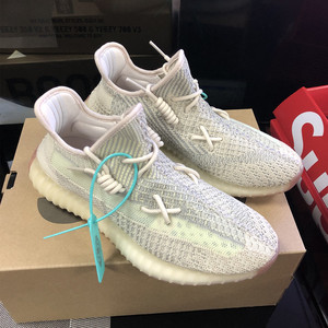 yezi yeezy椰子鞋男350白天鹅满天星正品官网真爆三杠正版男鞋子