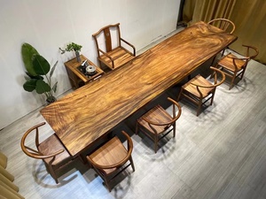 胡桃木大板2米到4米老板桌茶桌会议桌实木南美花梨塔利花梨原木