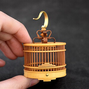 鸟笼配件用品竹制装饰