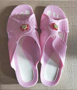 怀旧老库存 80-90年代女式塑料凉鞋 拖鞋 钻花不全