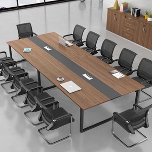 会议桌 洽谈桌会议室接待桌椅组合 小型条形长桌培训桌办公家具