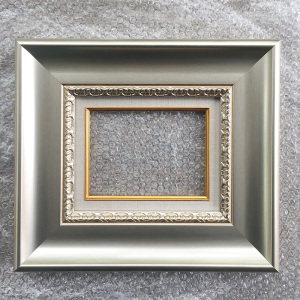 简约油画框香槟银色油画外框画框定制尺寸油画框装裱画框装饰框
