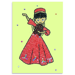 趣珂优旗舰店天猫中国风少数民族露脸幼儿园儿童diy手工制作材料包