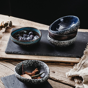日式吃饭小碗单个精致蒸蛋羹碗家用陶瓷迷你甜品蘸料碗可爱超萌