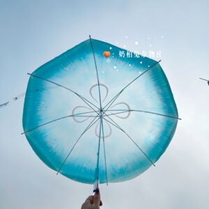 【现货】日本芬理希梦felissimo 梦幻海洋馆you more!水母透明伞