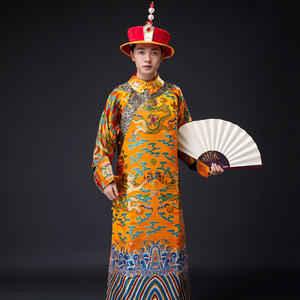 影视古装清朝皇帝服乾隆便服皇帝服装龙袍太子服阿哥服满族男服饰