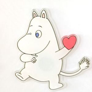 姆明冰箱贴moomin亚美可爱卡通磁铁贴画北欧风ins亚克力吸铁石