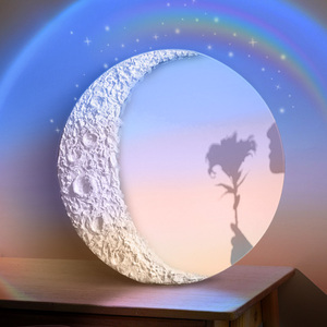 七夕情人节礼物/创意手工礼物diy月亮球镜子石英砂肌理材料包丙烯