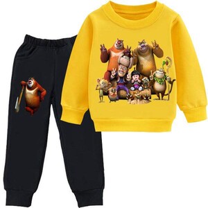 光头强套装衣服男