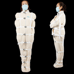 狂躁病人约束衣保护性捆绑上衣裤子全身加厚帆布精神患者重型拘束