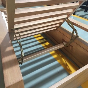 包邮五金美容床可调节折叠支撑架按摩床多级升降铰链沙发三角支架