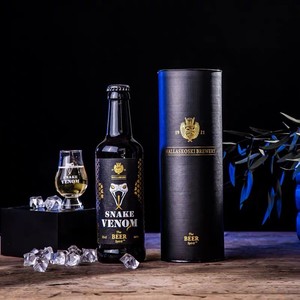芬兰进口黑曼巴烈性高度蛇毒啤酒精酿啤酒味无食用酒精60度蛇毒酒