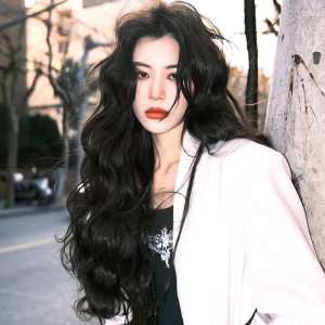 羊毛卷假发复古