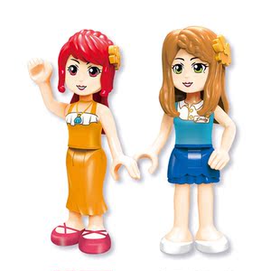 启蒙拼装玩具女孩雪莉小镇