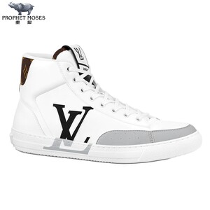 lv/路易威登男士2021新款charlie 混合材质高帮运动鞋1a9jmp