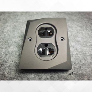 wm audio 发烧美标86插座音响电源墙插