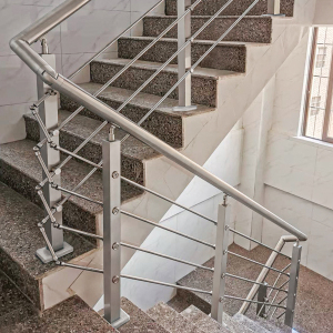 不锈钢楼梯扶手护栏阳台别墅不锈钢扶手栏杆立柱室内家用自装围栏