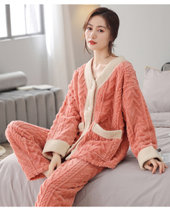 曼妮芬睡衣女秋冬季
