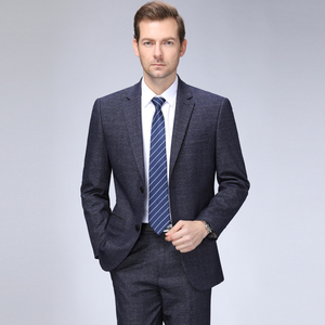 雅戈尔西装男士西服套装高档中年商务正装职业结婚礼服休闲羊毛春