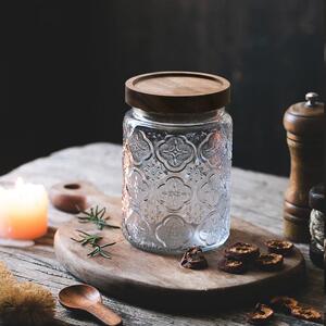 糖罐子可爱创意玻璃罐日式花椒八角紫丁香储物带盖密封泡酒腊八蒜