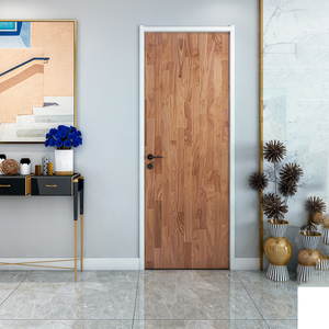 安舍实木门简约卧室门实木复合门平开门窄边室内门简欧房间门定制