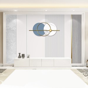 3d电视背景墙壁纸大气装饰客厅现代简约几何影视墙布自粘墙贴壁画