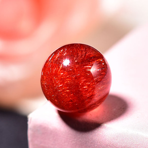 金发晶散珠天然